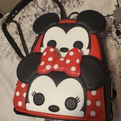 Loungefly Mickey & Minnie Mouse Mini Backpack