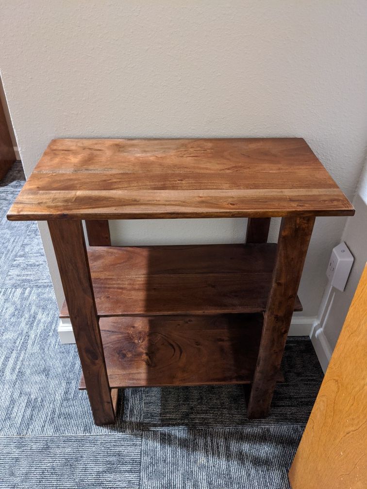 Acacia wood table