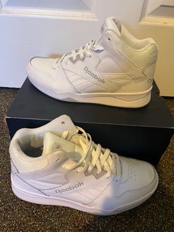Reebok White Mid-Top Sneakers