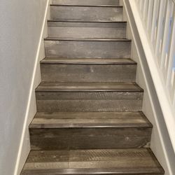 Hardwood ,vinyl , Water Proof Vinyl Base Board Stair Skirts