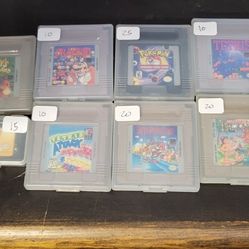 Gameboy Gameboy Advanced Games