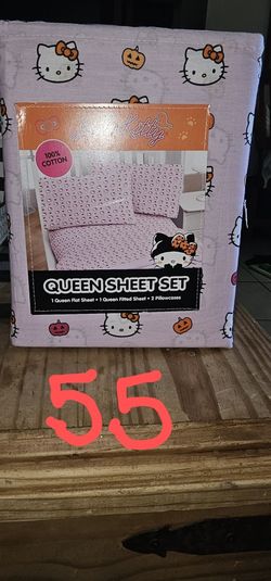 Hello Kitty Halloween Queen Sheets Set