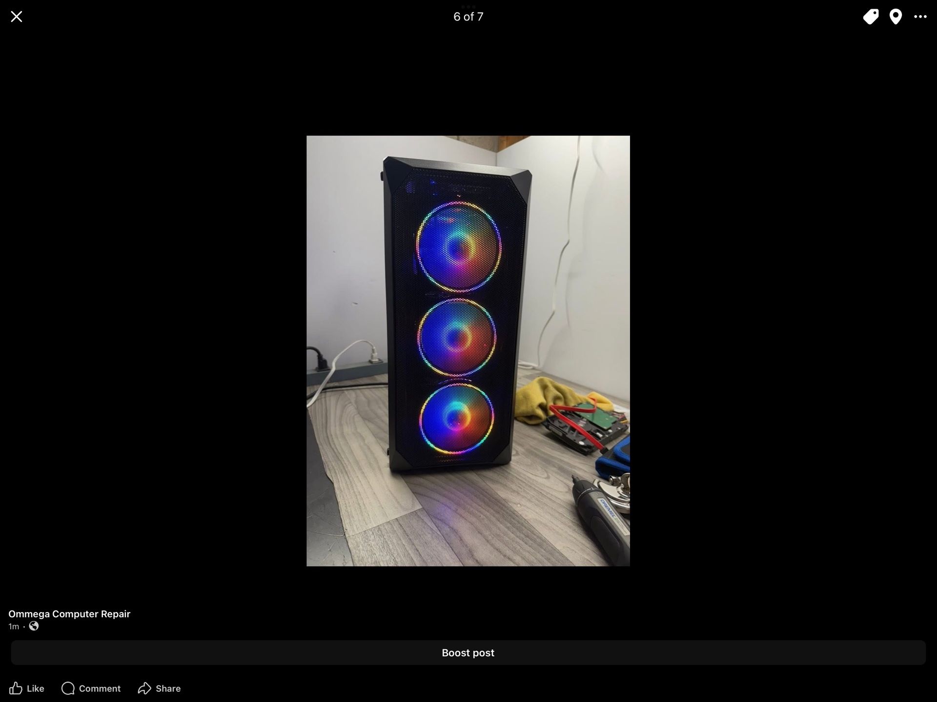 **Complete Gaming System i7-GTX 1070 8GB** *RGB Gaming PC. ** Price $ 430
