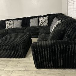 Black couches