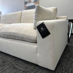ELYZA LINEN 3-PIECE RAF CHAISE SECTIONAL
