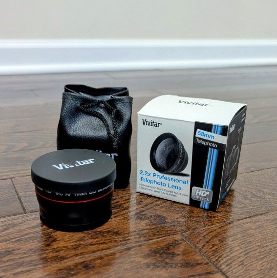 Vivitar 58mm 2.2x Professional Telephoto Lens Converter
