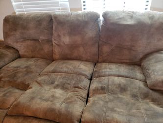 Leather couch must go still available!!!
