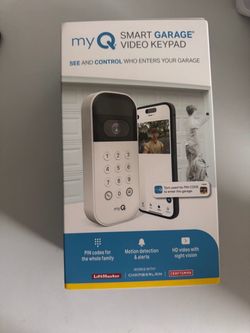My Q smart video garage opener