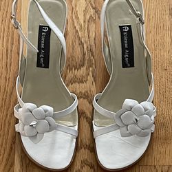 White Dress Sandals - Etienne Aigner