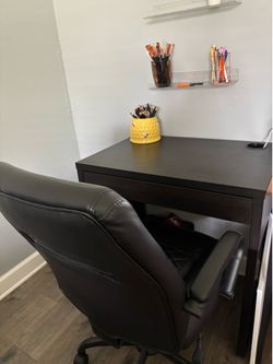 Desk with chair