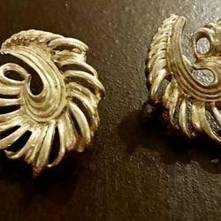 925 Swirl Shell Stud Earrings 