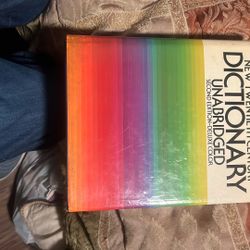 WEBSTER’S NEW TWENTIETH CENTURY DICTIONARY UNABRIDGED SECOND EDITION DELUX COLOR 