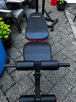 Weight Bench and Squat Rack