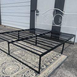 King Size Platform Bed Frame And Headboard 