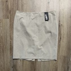 Lane Bryant Womens Straight Pencil Skirt Plaid Print Size 16