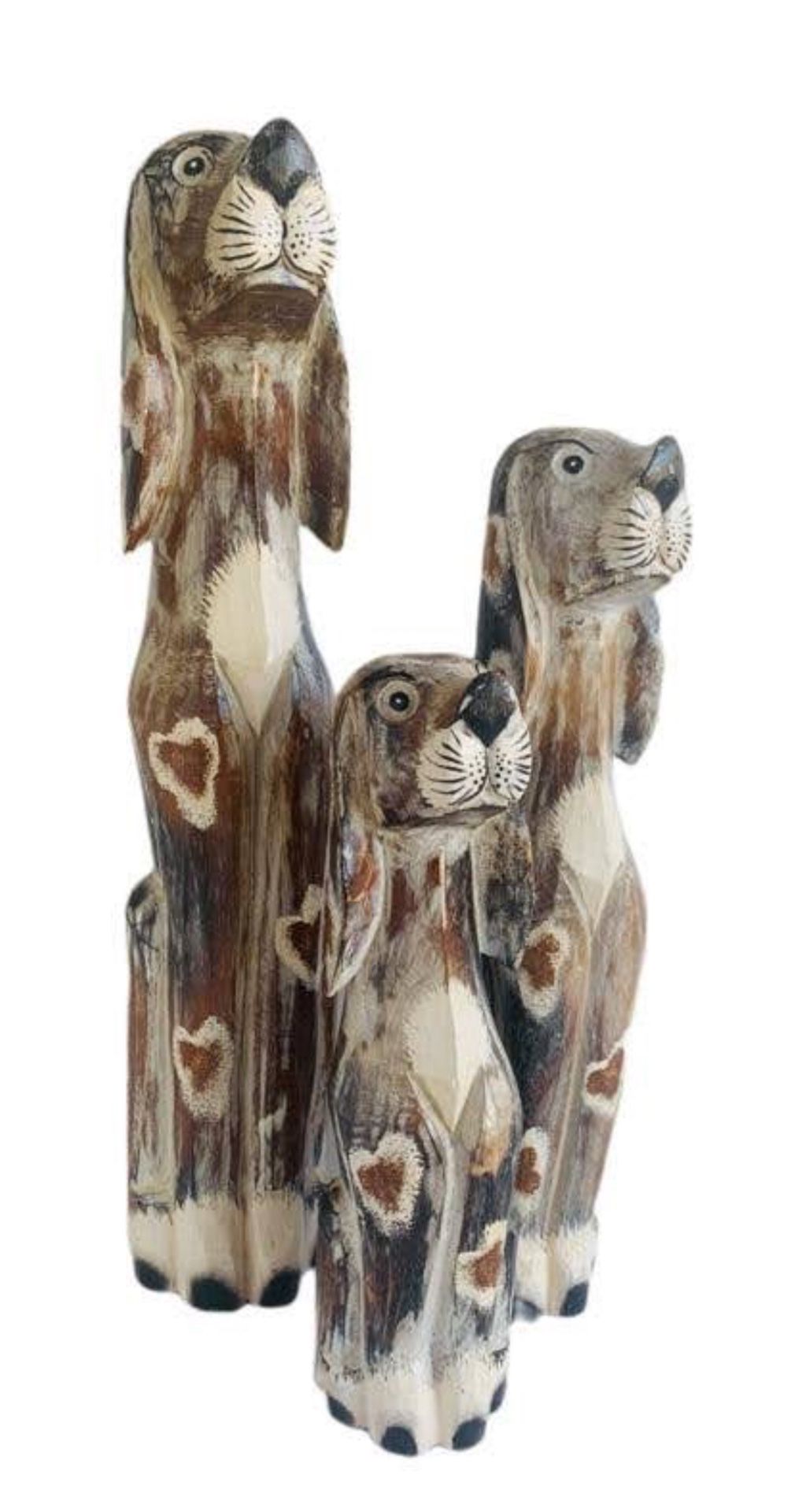 Wooden Dog Set