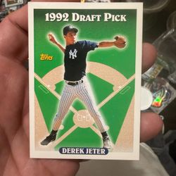 1993 Topps Derek Jeter 1992 Draft Pick Rookie Card