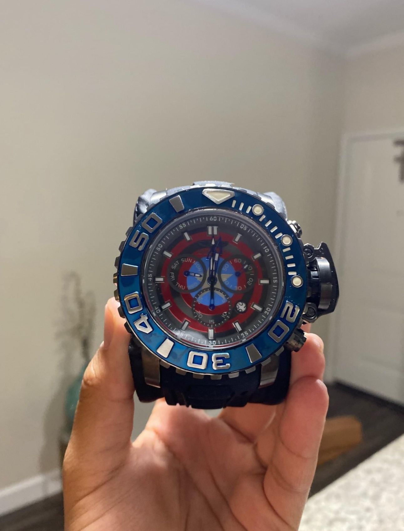 Limited edition captain america invicta watch