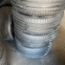 255-50-19 Used Pirelis Run Flats