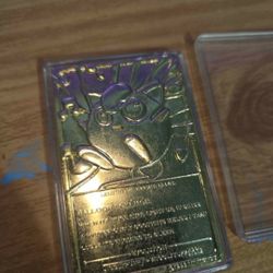 Golden Pokémon Card