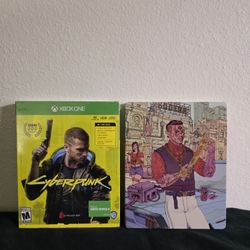 New Factory Sealed Cyberpunk 2077 Xbox One/Series X  Edition With Steelbook Game Case