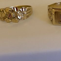 Gold Nugget Rings