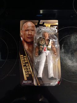 WWF THE ROCK WRESTLING FIGURE