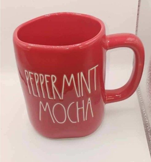 Rae Dunn "Peppermint Mocha" Mug, Artisan Collection by Magenta