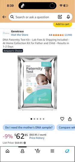 Genetrace DNA Paternity Test Kit