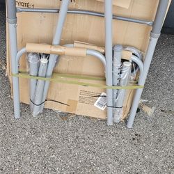 Guardian Folding Walker With Two 5-inch Wheels.