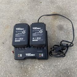 hyper tough 20v batters and charger