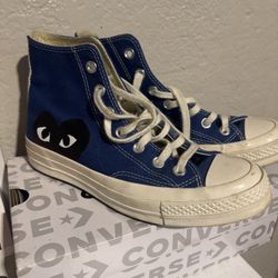 Blue Converse CDGS