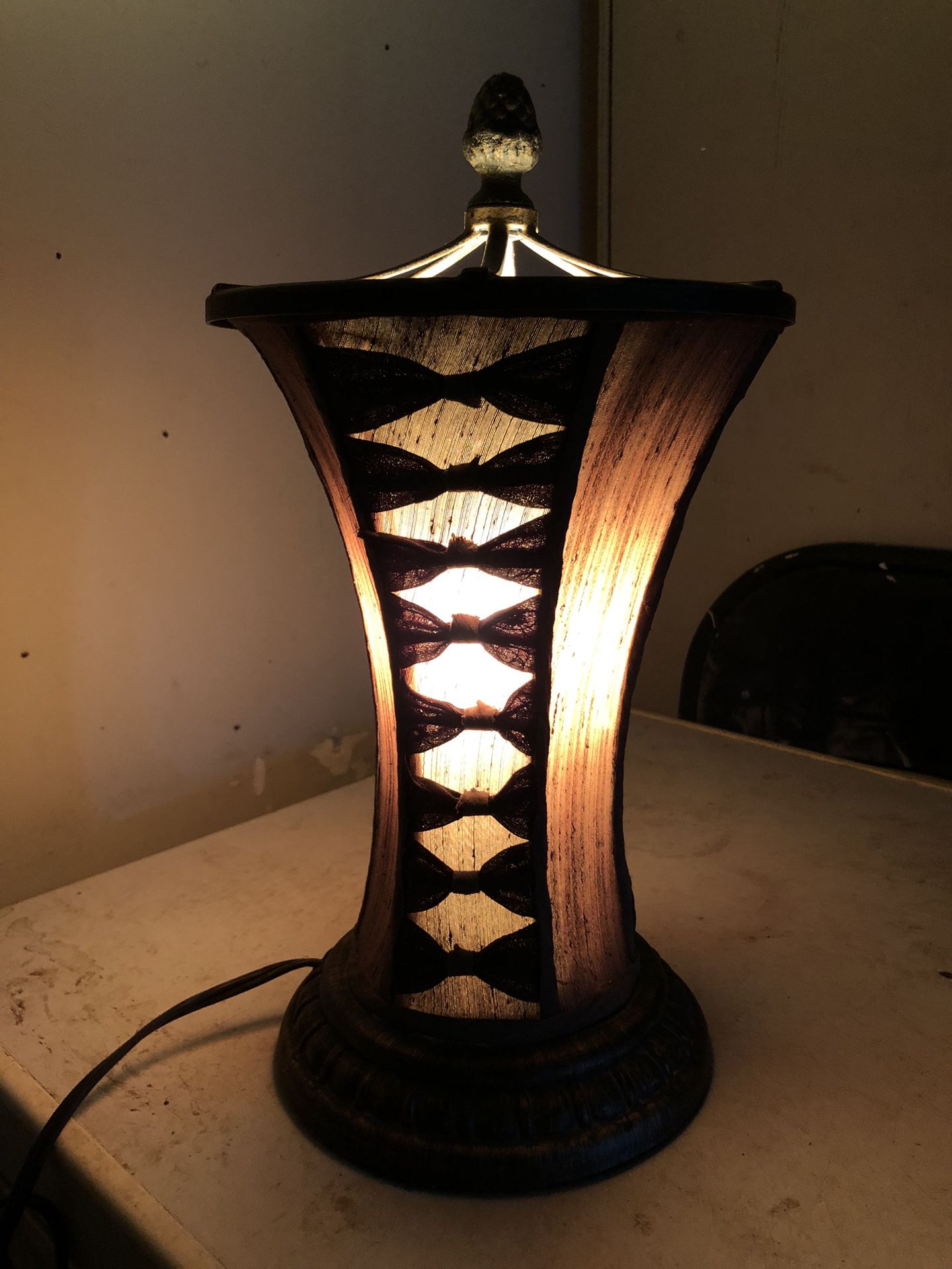 Vintage Corset Lamp