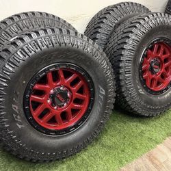 New 17x9 kmc wheels wrapped in atturo 35x12.50R17 tires