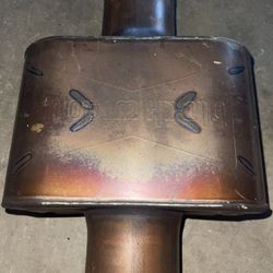 Black Widow  Naighbor Hater Muffler $60 