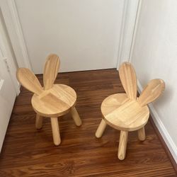Toddler Bunny Chairs (set of 2)