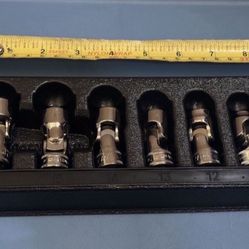 Snap-on Tools 6 pc 3/8" Drive 6-Point Metric Flank Drive® Shallow Flex Socket Set