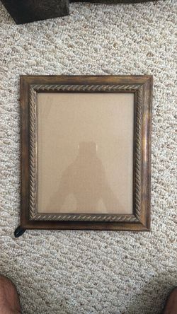 Dark Brown Wood Picture Frame