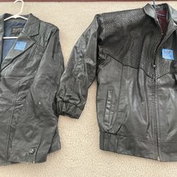 Woman Leather Jackets  Wilson’s , Size Large $20 And COMINT size Small $25 