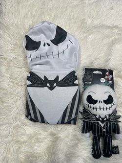 Nightmare Before Christmas Jack Skellington Bundle Dog Costume/Hoodie and Toy