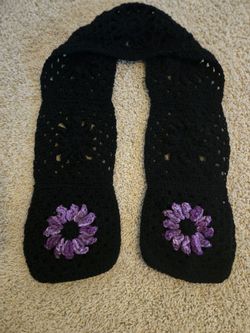 Crochet Granny Squares Scarf