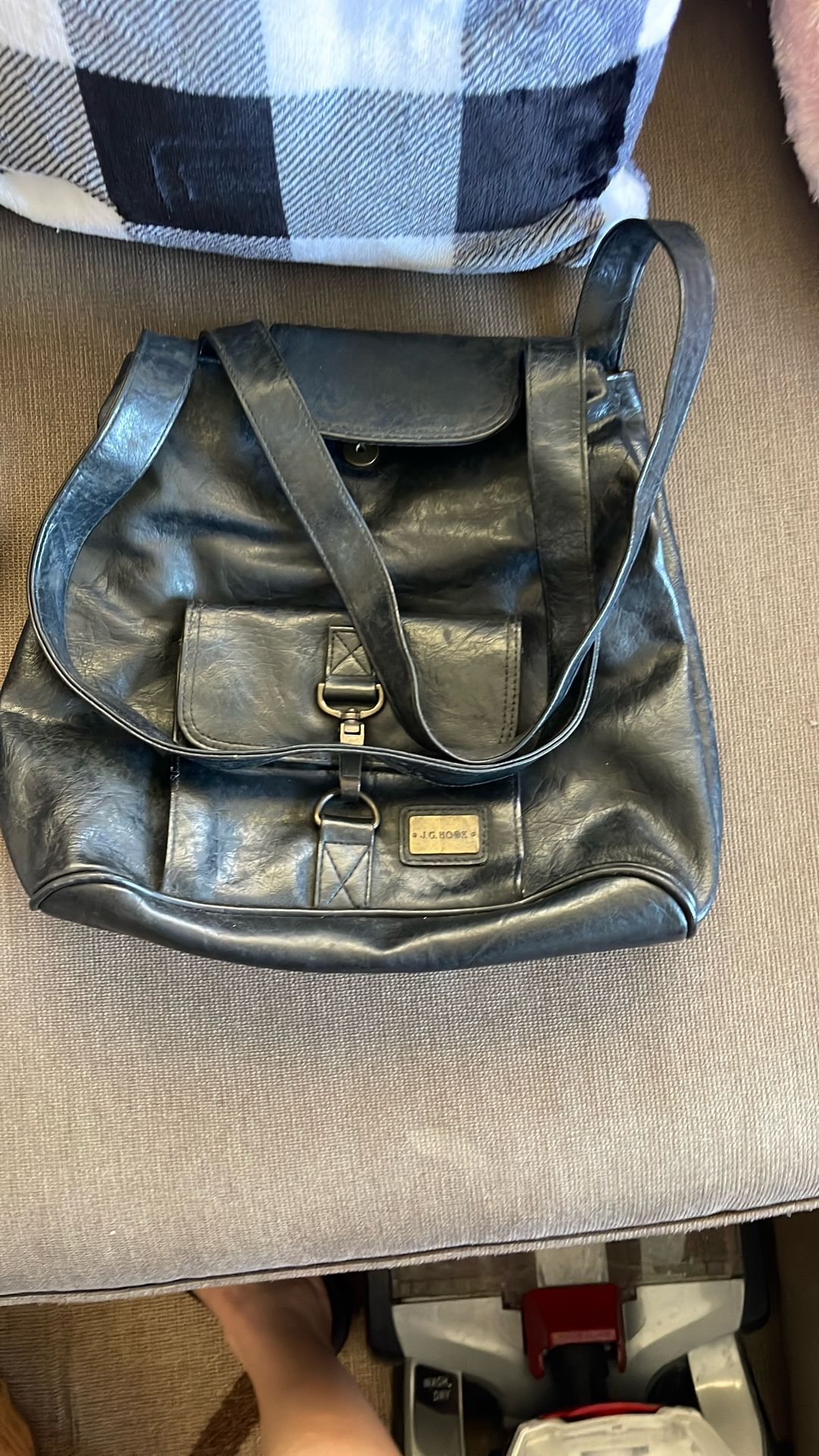 J Hook Leather Bag 