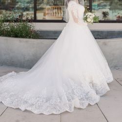 Ivory Wedding Dress Size 14