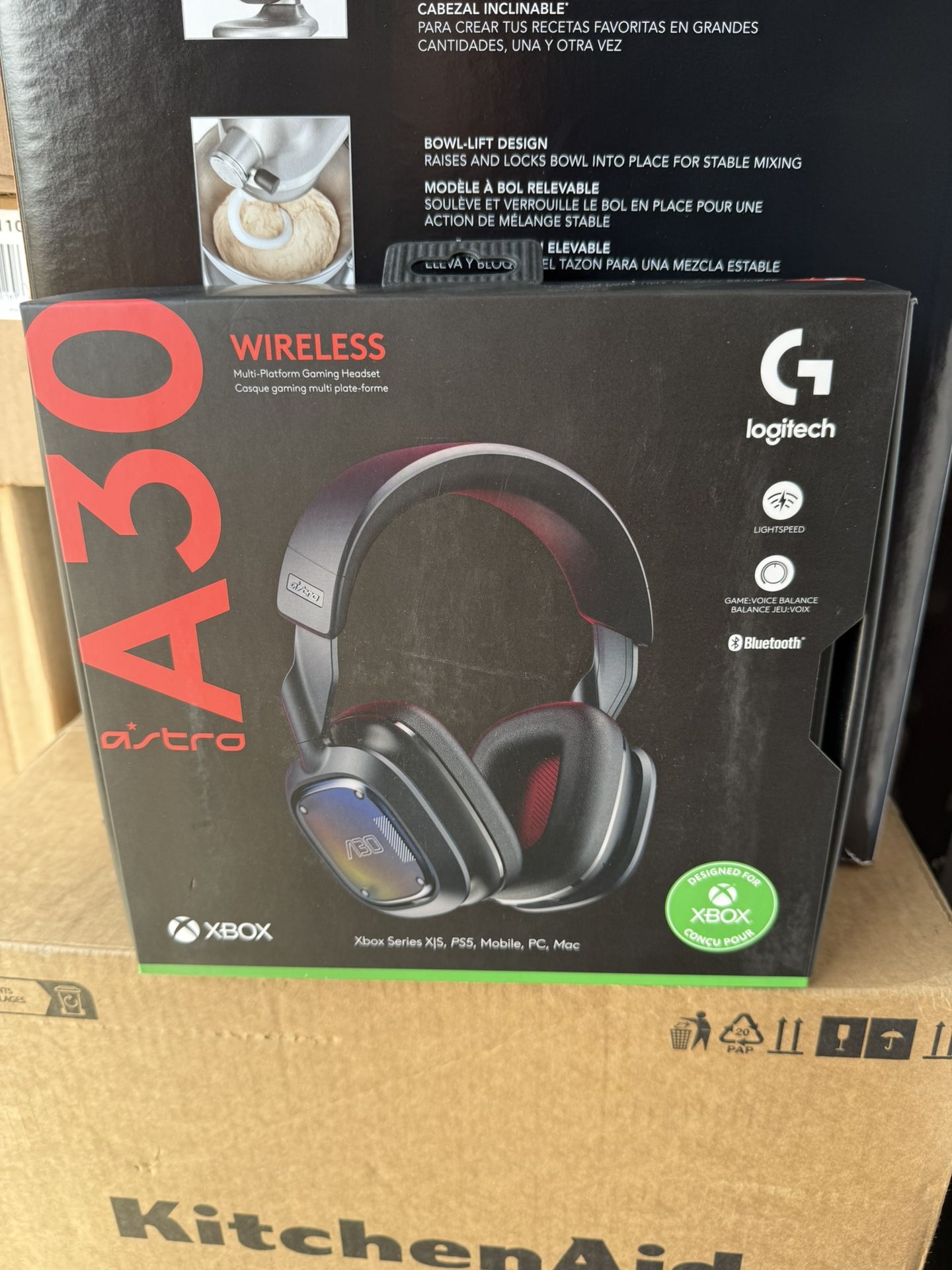 Logitech G Astro A30 Lightspeed Bluetooth Wireless Gaming Headset for Xbox Series X|S/Xbox One - Blue