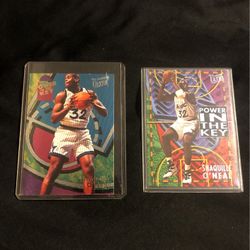 *Vintage* 1993-94 & 94-95 FLEER ULTRA Shaquille O’Neal Power In The Key