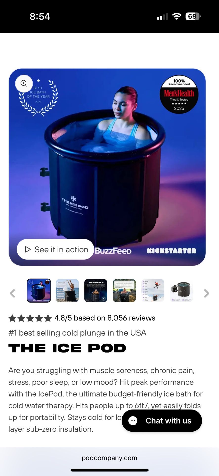 The Ice Pod Cold Plunge