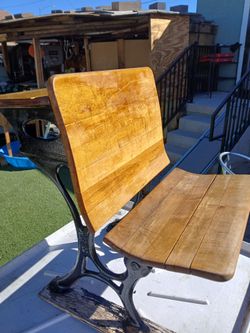 Old style shool chair/desk - trades welcome