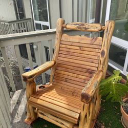 Beautiful Cedar Rocking Chair