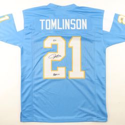 LaDainian Tomlinson Signed Jersey Inscribed "HOF 17" (Beckett)