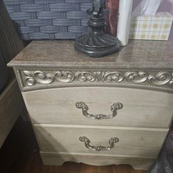King Bed 2 night tables, dressing table and mirror 
